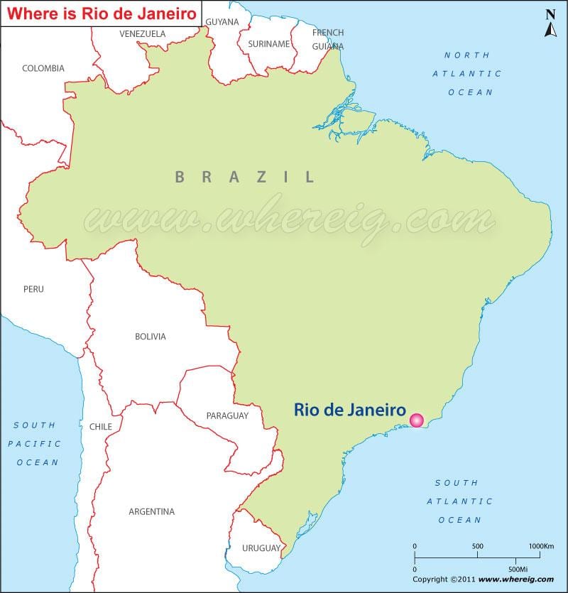 göstərmək Rio-de-Janeyro xəritədə