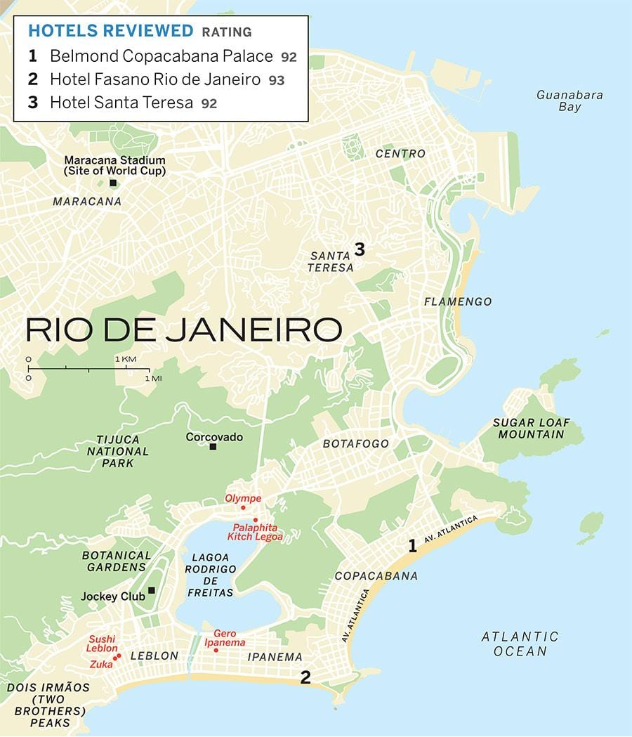 Rio-de haneiro otellər