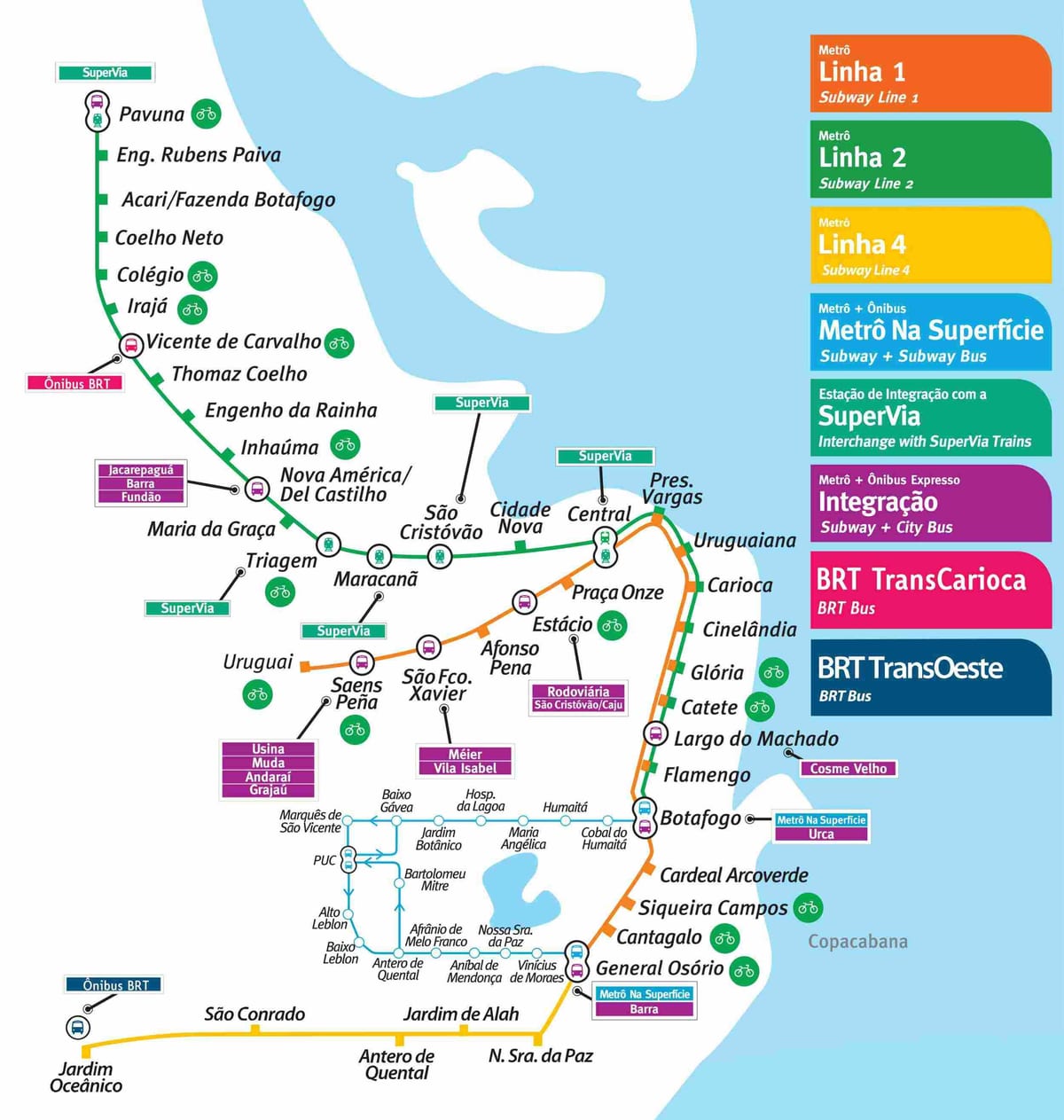 Rio-de-Janeyro metro xəritəsi пдф