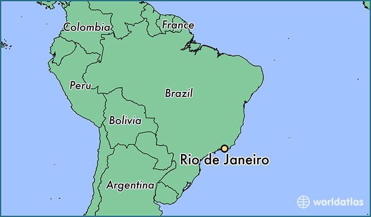 kart Rio-de-Janeyro