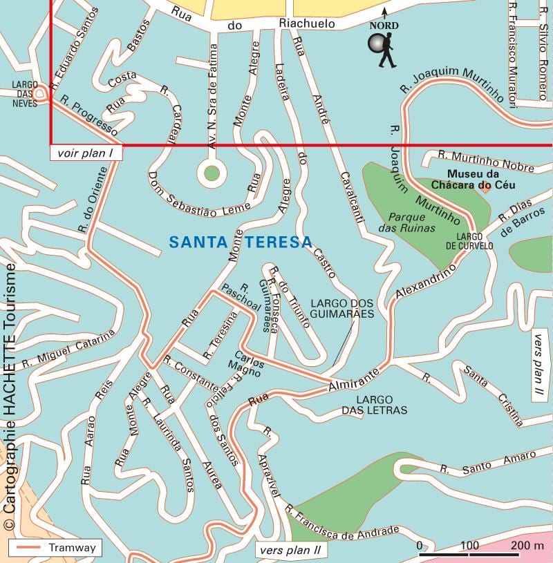 Santa Teresa Rio-de-Janeyro xəritə
