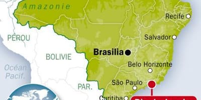Kart Braziliya və Rio-de-Janeyro