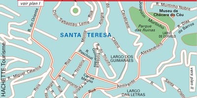 Santa Teresa Rio-de-Janeyro xəritə